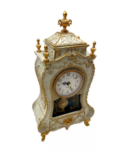 Ceas decorativ MMM, 17 x 9 x 32 cm, stil vintage