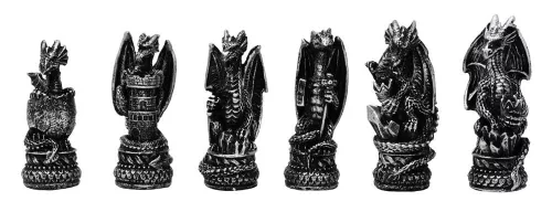 Set sah Mayer Chess MC-6069, sticlă și rășină, înălțime 8,5 cm, stil clasic