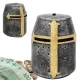 Obiect decorativ Mayer Chess MC-23092, rășină și metal, stil clasic