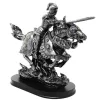 Figurina cavaler calare Giftdeco MC-23152, rasina, 31 x 22,5 x 11 cm