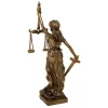 Figurina Themis Giftdeco MC-90184, rasina cu finisaj bronz, 20 cm