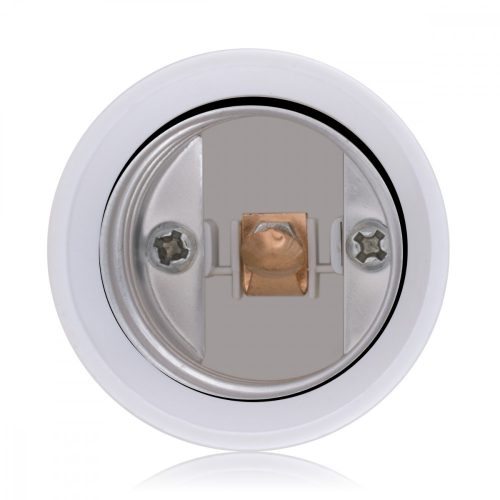 Set 4 Adaptoare dulie de la B22 la E27, Kwmobile, Alb, Plastic, 27510