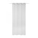 Draperie opaca Pauline cu inele Jemidi, 140 x 245 cm, Alb, Poliester, 55271.02