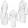 Halat de baie unisex Homelevel, 3XL, Alb, Bumbac organic, 54845.02.33