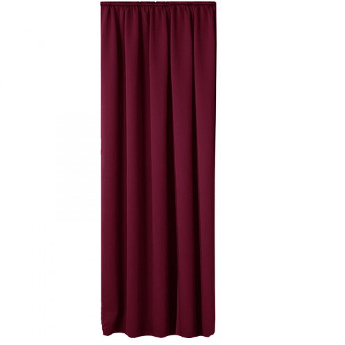 Draperie cu rejansa Jemidi, 140 x 245 cm, Bordo, Poliester, 55276.13.01