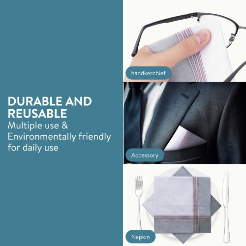 Set 12 Batiste de panza Jemidi, 40 x 40 cm, Multicolor, Bumbac, 55059.09