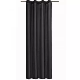   Draperie opaca Stella cu rejansa Jemidi, 140 x 175 cm, Negru, Poliester, 55283.01.04