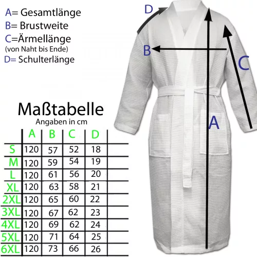 Halat de baie Waffle Pique unisex Homelevel, M, Albastru, Bumbac organic, 54916.04.2