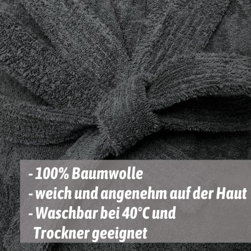 Halat de baie pentru copii Homelevel, 128, Roz, Bumbac organic, 54864.10.37