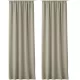 Set 2 Draperii Lola cu rejansa Jemidi, 140 x 250 cm, Bej, Poliester, 55308.11.02
