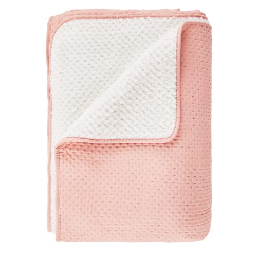 Cuvertura de pat matlasata Homelevel, 220 x 240 cm, Roz, Poliester, 54993.19