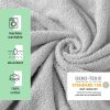 Poncho de plaja pentru femei Homelevel, M, Gri, Bumbac organic, 54982.2