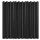 Draperie opaca Stella cu inele Jemidi, 300 x 245 cm, Negru, Poliester, 55288.01.01
