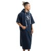 Poncho de surf unisex Homelevel, L-XL, Albastru, Bumbac organic, 54984.20