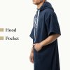 Poncho de surf unisex Homelevel, L-XL, Albastru, Bumbac organic, 54984.20