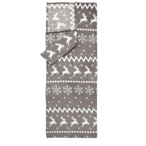 Patura cu maneci pentru TV Homelevel, 200 x 150 cm, Multicolor, Poliester, 55432.43.04