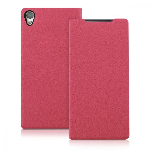 Husa pentru Sony Xperia Z5 Premium, Piele ecologica, Roz, 35010.08