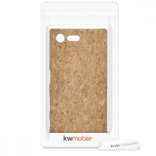 Husa pentru Sony Xperia X Compact, Pluta, Maro, 39646.24