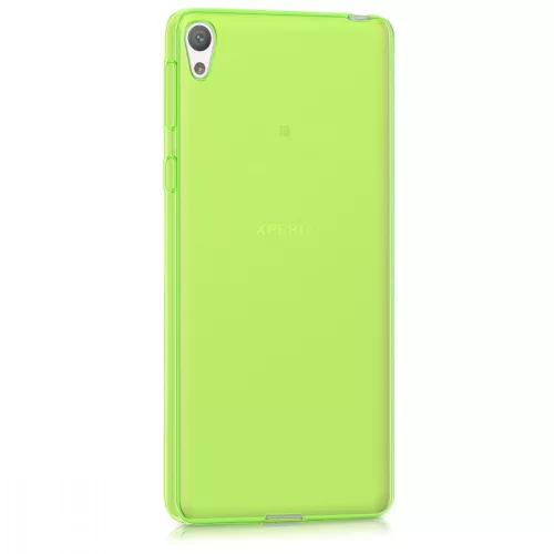 Husa pentru Sony Xperia E5, Silicon, Verde, 40243.07
