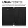 Husa pentru Samsung Galaxy Tab A 10.1 (S-Pen) (2016), Piele ecologica, Negru, 40444.01