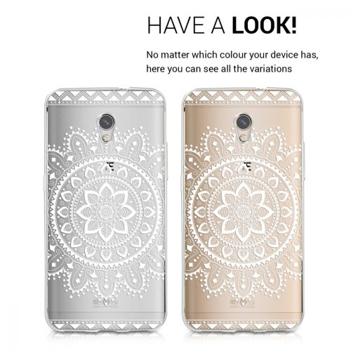 Husa pentru ZTE Blade V7, Silicon, Alb, 38685.06