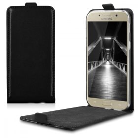   Husa pentru Samsung Galaxy A5 (2017), Piele ecologica, Negru, 40878.01