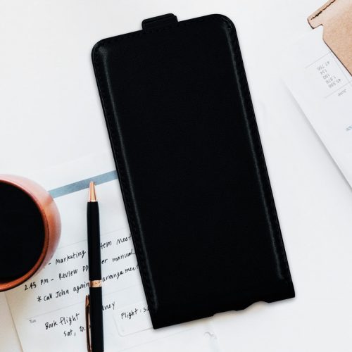 Husa pentru Samsung Galaxy A5 (2017), Piele ecologica, Negru, 40878.01