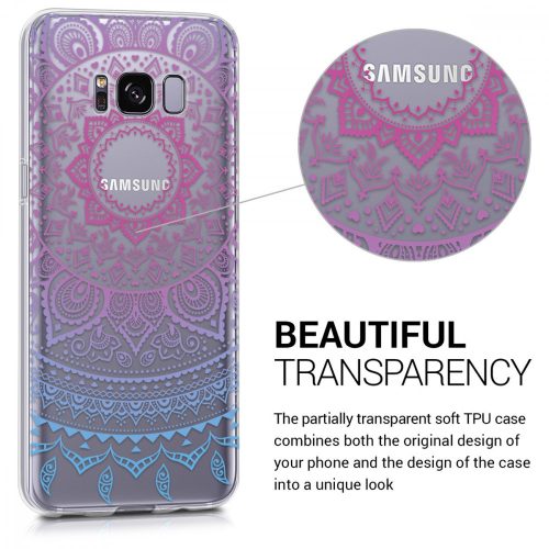 Husa pentru Samsung Galaxy S8, Silicon, Multicolor, 40977.01