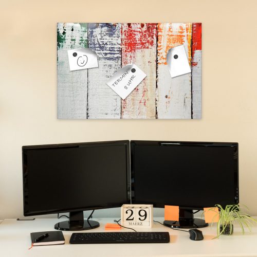 Tabla magnetica Navaris, MDF, 60 x 40 cm, marker, magneti, 41129