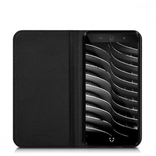 Husa pentru Wileyfox Swift 2X, Piele ecologica, Negru, 41609.01