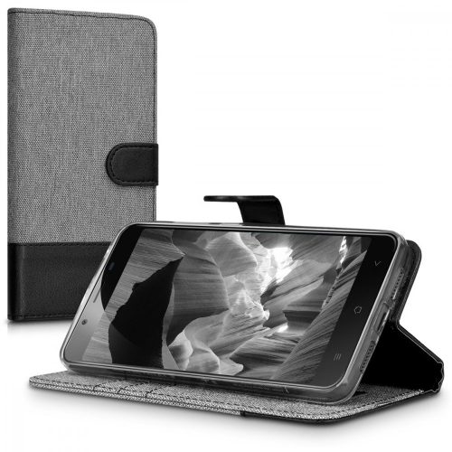 Husa pentru Blackview P2, Textil, Gri, 41652.01