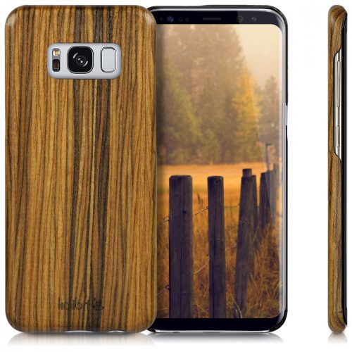 Husa pentru Samsung Galaxy S8, Lemn, Maro, 42160.05