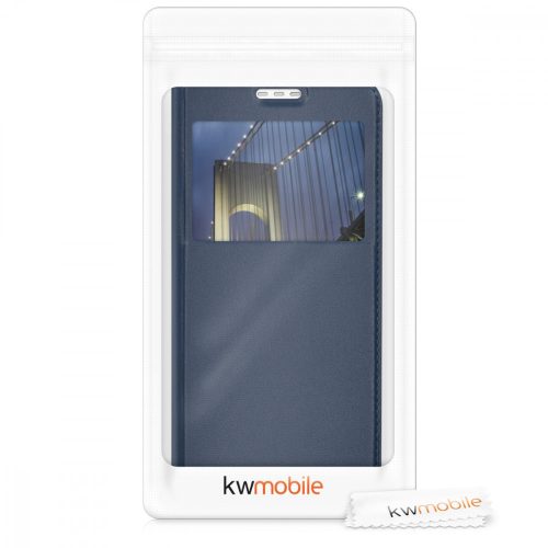 Husa pentru HTC Desire 10 Lifestyle, Piele ecologica, Albastru, 39779.17