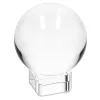 Glob de sticla cu sport Navaris pentru fotografii/ decor, 80 mm, 42864