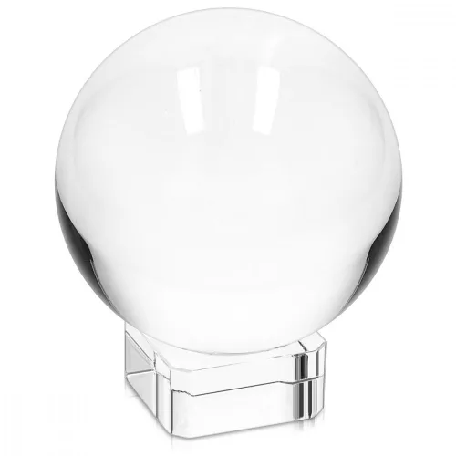 Glob de sticla cu sport Navaris pentru fotografii/ decor, 70 mm, 42863