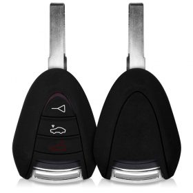   Husa Cheie Auto pentru Porsche - 3 Butoane, Silicon, Negru, 42983.01