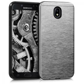   Husa pentru Samsung Galaxy J7 (2017), Aluminiu, Argintiu, 43024.35
