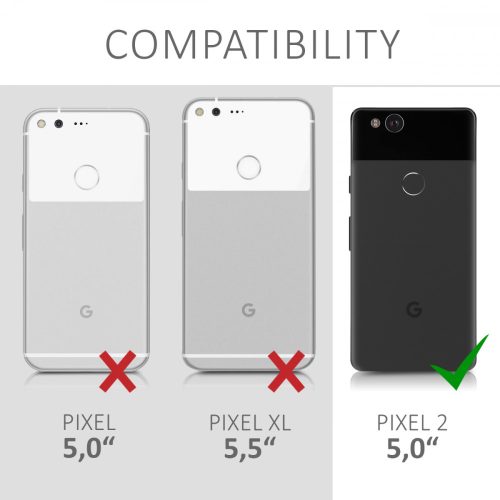 Husa pentru Google Pixel 2, Silicon, Negru, 43081.47