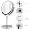 Oglinda Cosmetica cu suport, Iluminare LED, marire 7x, reglabila, 43104