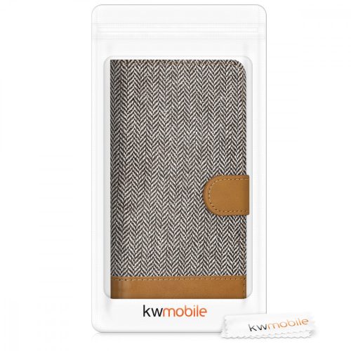 Husa pentru Blackview R6, Textil, Maro, 41650.02