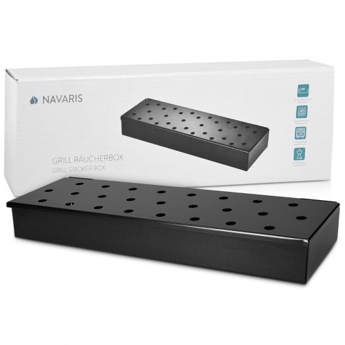 Cutie pentru afumat la gratar, 35 x 10,5 x 4,5 cm, 1,65l, 43683