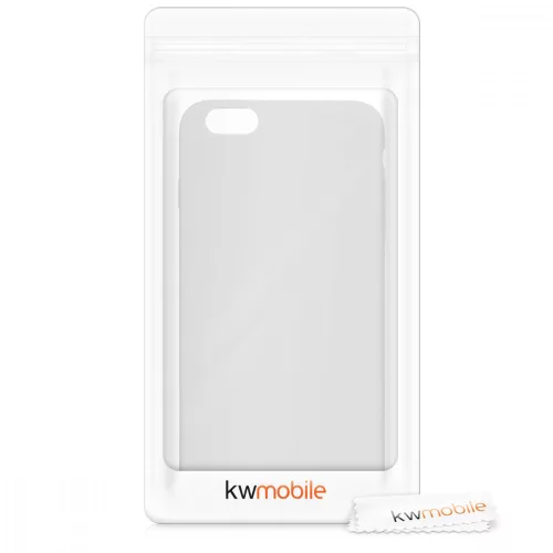 Husa pentru Apple iPhone 6 Plus / iPhone 6s Plus, Silicon, Alb, 37726.48