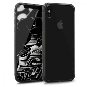   Husa pentru Apple iPhone X / iPhone XS, Aluminiu, Negru, 43892.01