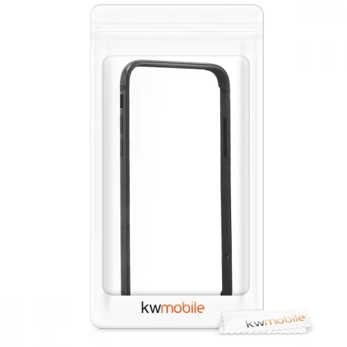 Husa pentru Apple iPhone X / iPhone XS, Aluminiu, Negru, 43892.01