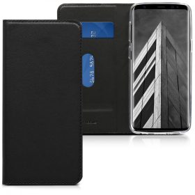   Husa pentru Samsung Galaxy S9, Piele ecologica, Negru, 44090.01