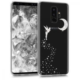   Husa pentru Samsung Galaxy S9 Plus, Silicon, Argintiu, 44198.01