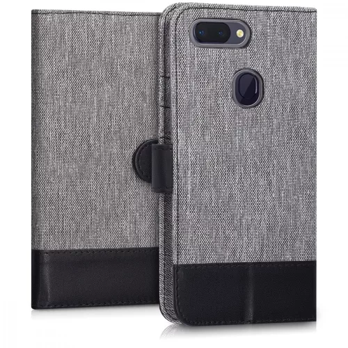 Husa pentru OPPO R15, Textil, Gri, 44771.01