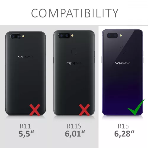 Husa pentru OPPO R15, Silicon, Transparent, 44770.03