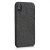 Husa pentru Apple iPhone X / iPhone XS, Textil, Negru, 43479.01