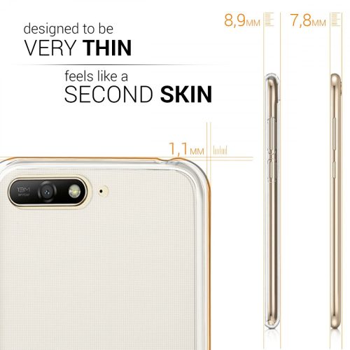 Husa pentru Huawei Y6 (2018), Silicon, Transparent, 44876.03